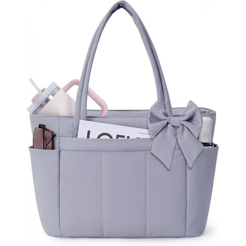 Elegant tote bag with bow design Kalsten