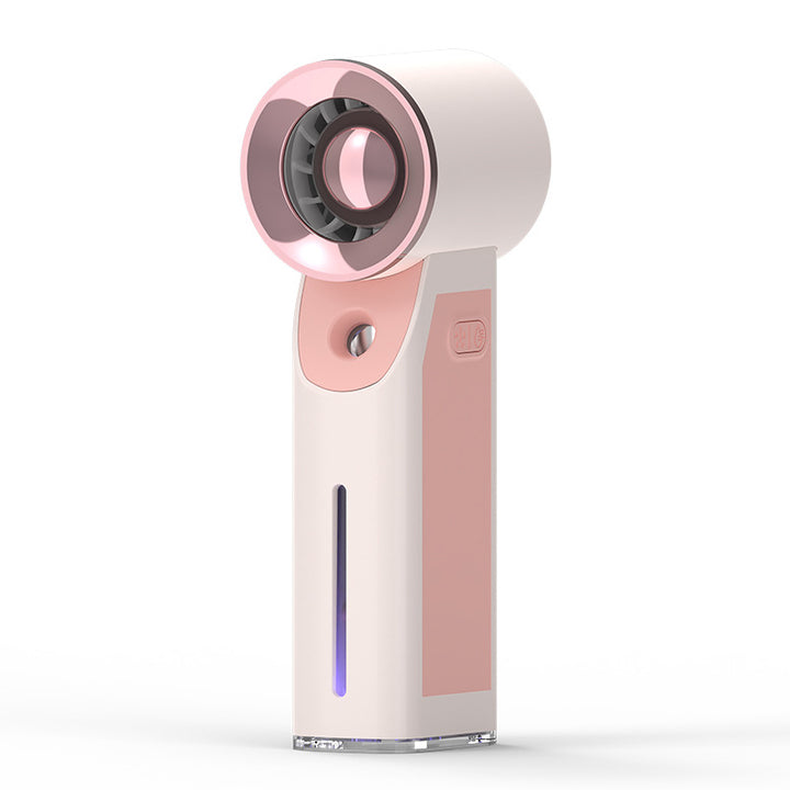 Cooling Portable Facial Mister and Bladeless Cooling Fan USB Rechargeable Hydration Spray Kalsten