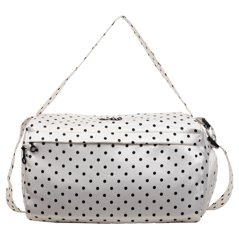 Stylish Polka Dot Travel Duffel
