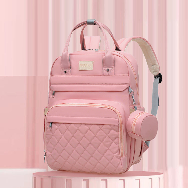 Quilted Multi-Compartment Backpack Kalsten