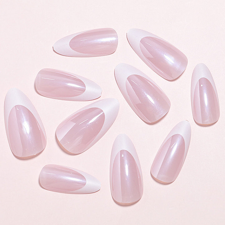 DIY Natural Glossy Press-On Nail Set Kalsten