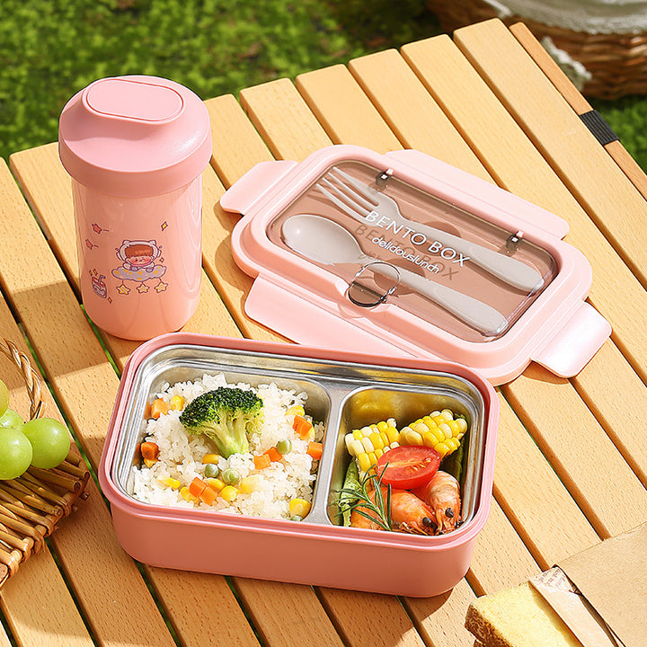 Airtight Bento Lunch Box with Removable Divider