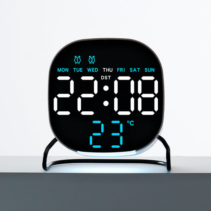 Digital alarm clock with temperature and calendar display Kalsten