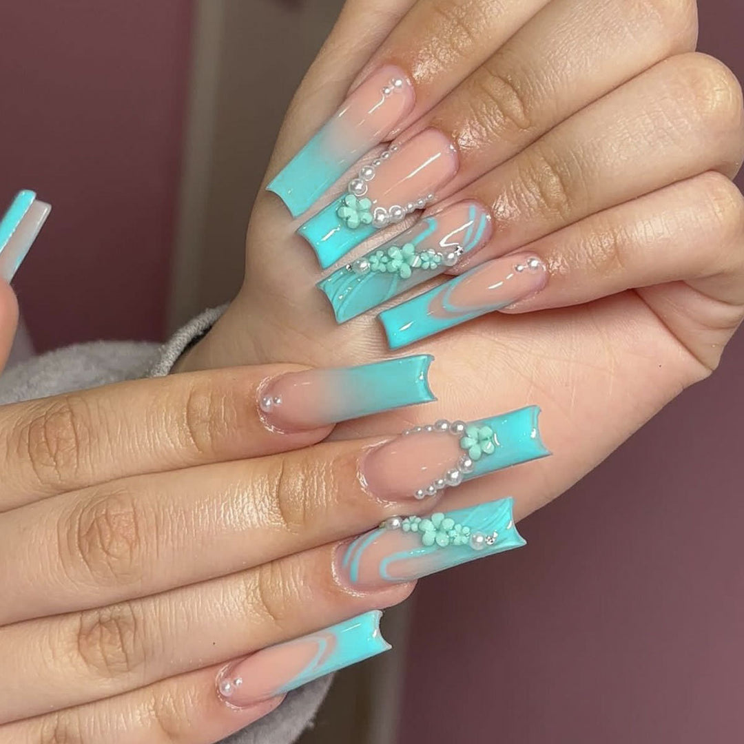 Elegant Decorative Acrylic Nail Extensions Kalsten