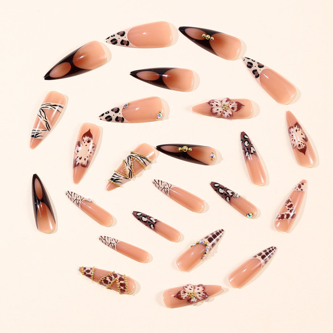 Luxurious Artistic Stiletto Nail Art Kalsten
