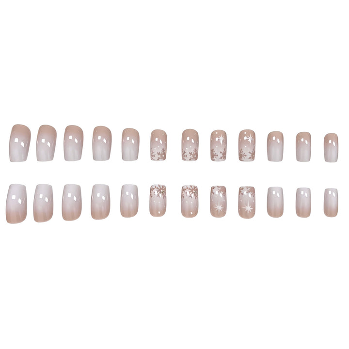 Elegant Frosted Winter Nail Art Enhancements Kalsten