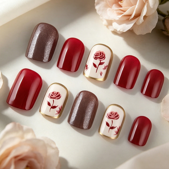 Decorative Floral Nail Art Kalsten