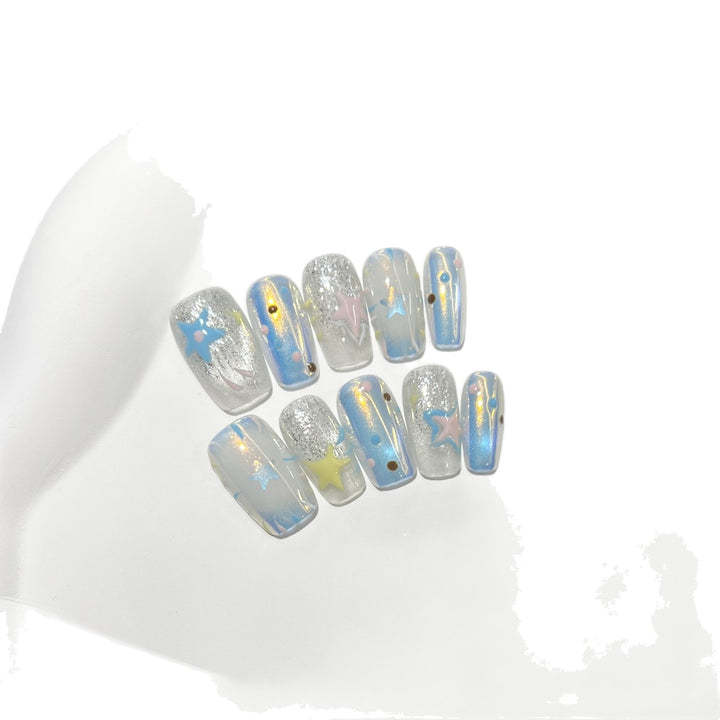 Artistic Starry Dream Press-On Nail Set Kalsten