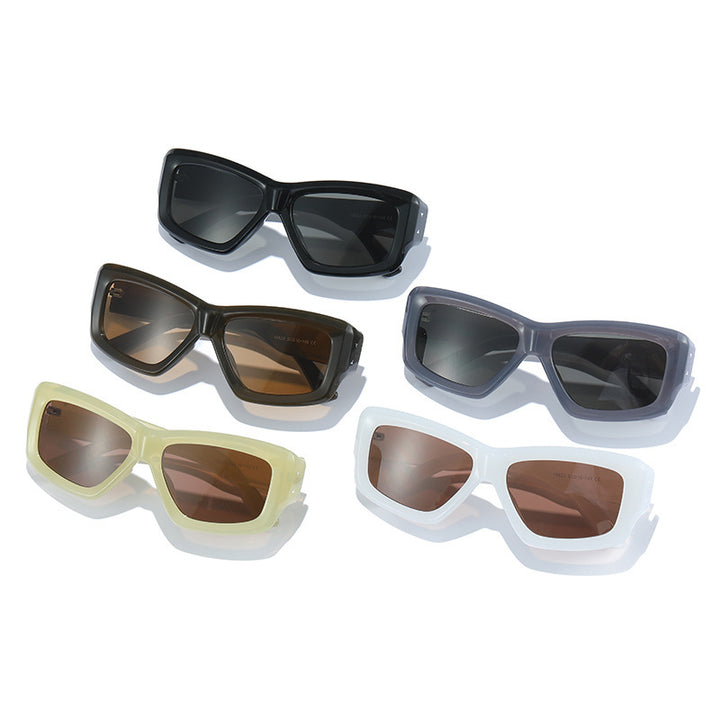Fashion-Forward Oversized Angular Sunglasses Kalsten