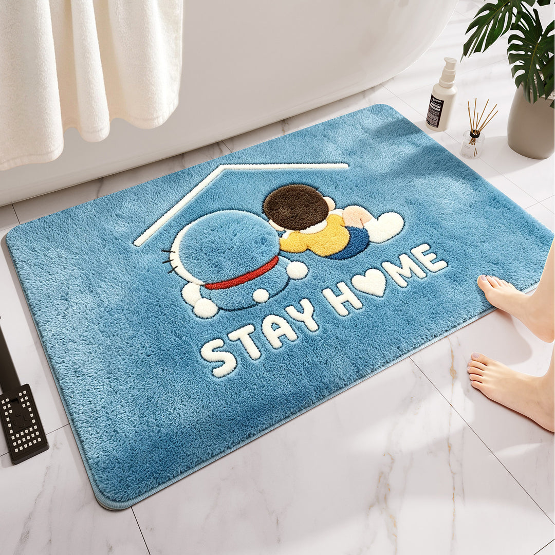 Cartoon-Themed Soft Bath Rug