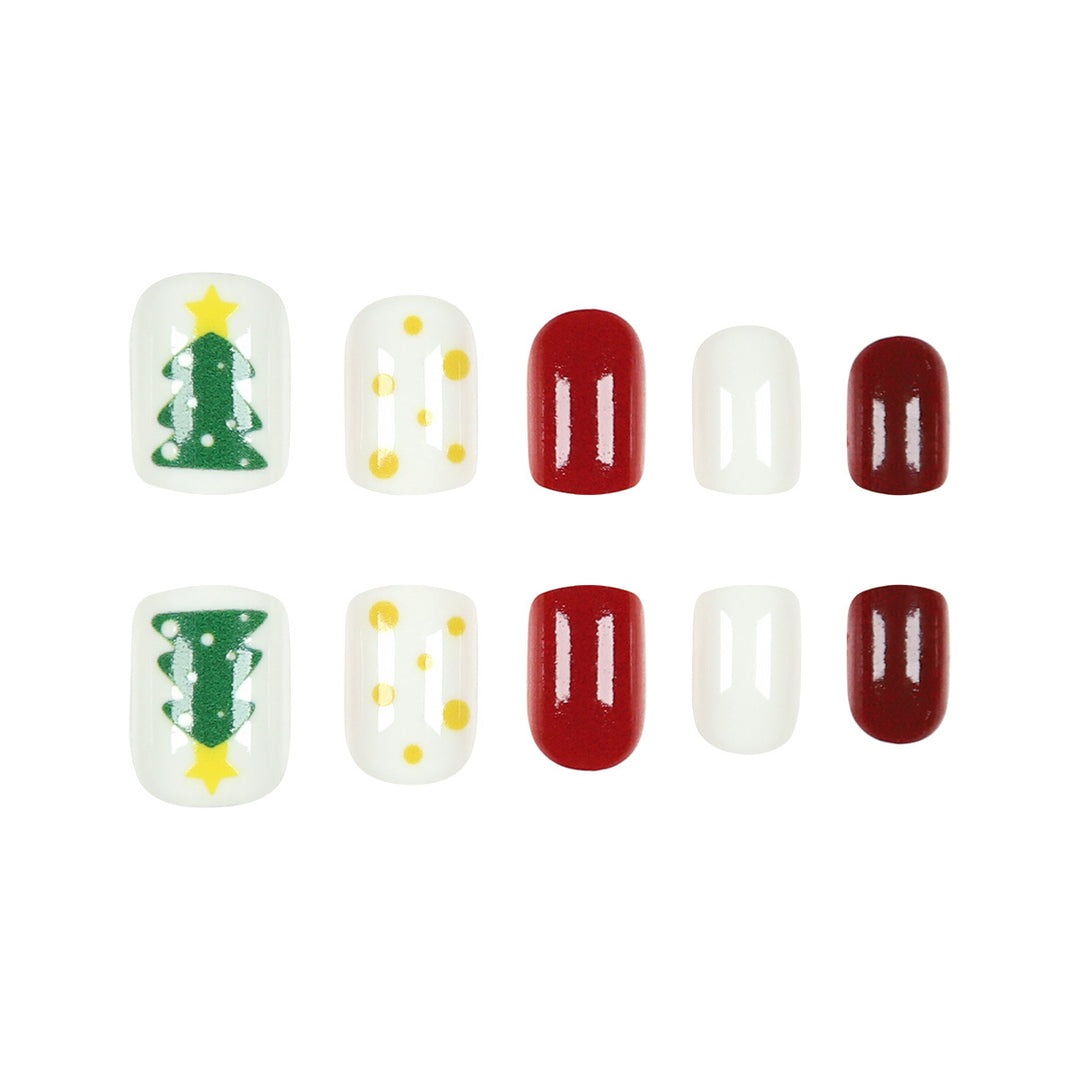 Holiday-Themed Press-On Nail Set Kalsten