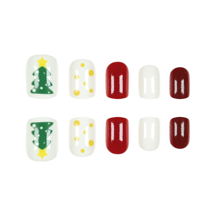 Holiday-Themed Press-On Nail Set Kalsten
