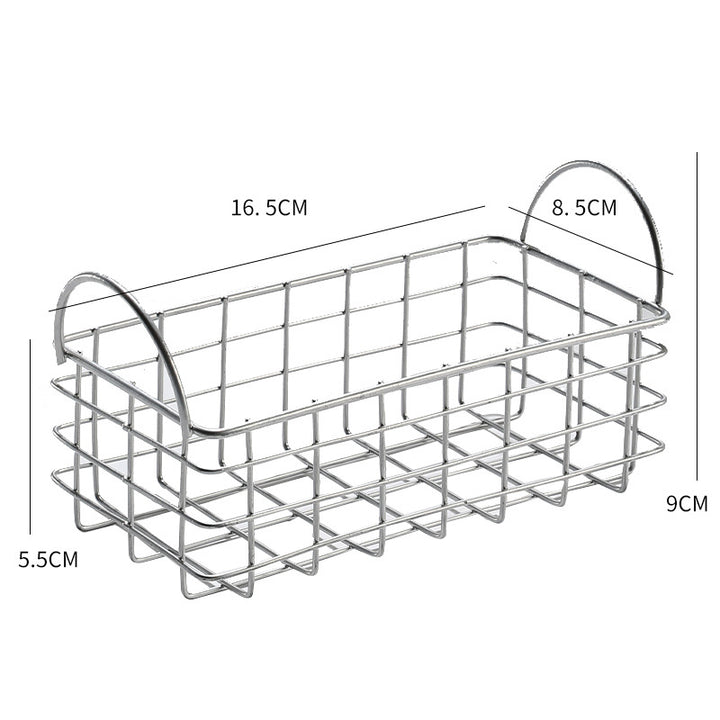 Unisex Wire Storage Basket with Ergonomic Handles Kalsten