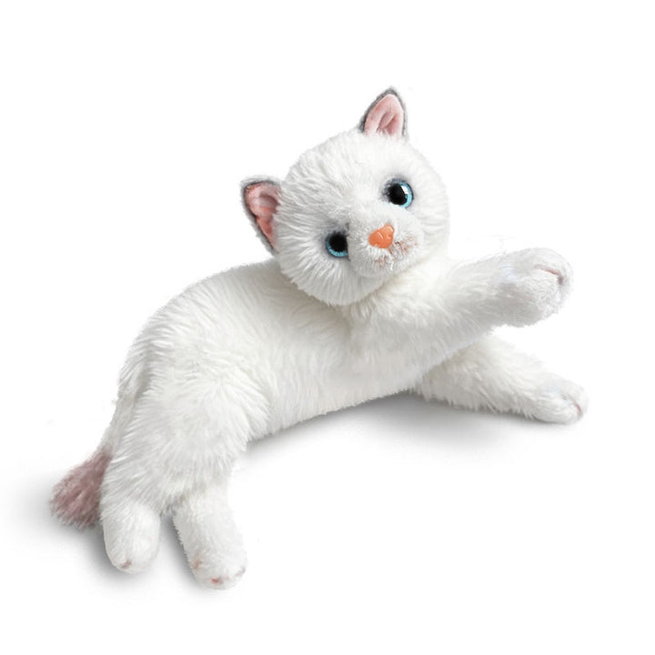 Realistic Stretch-Profile Orange Tabby Plush Lounger Kalsten