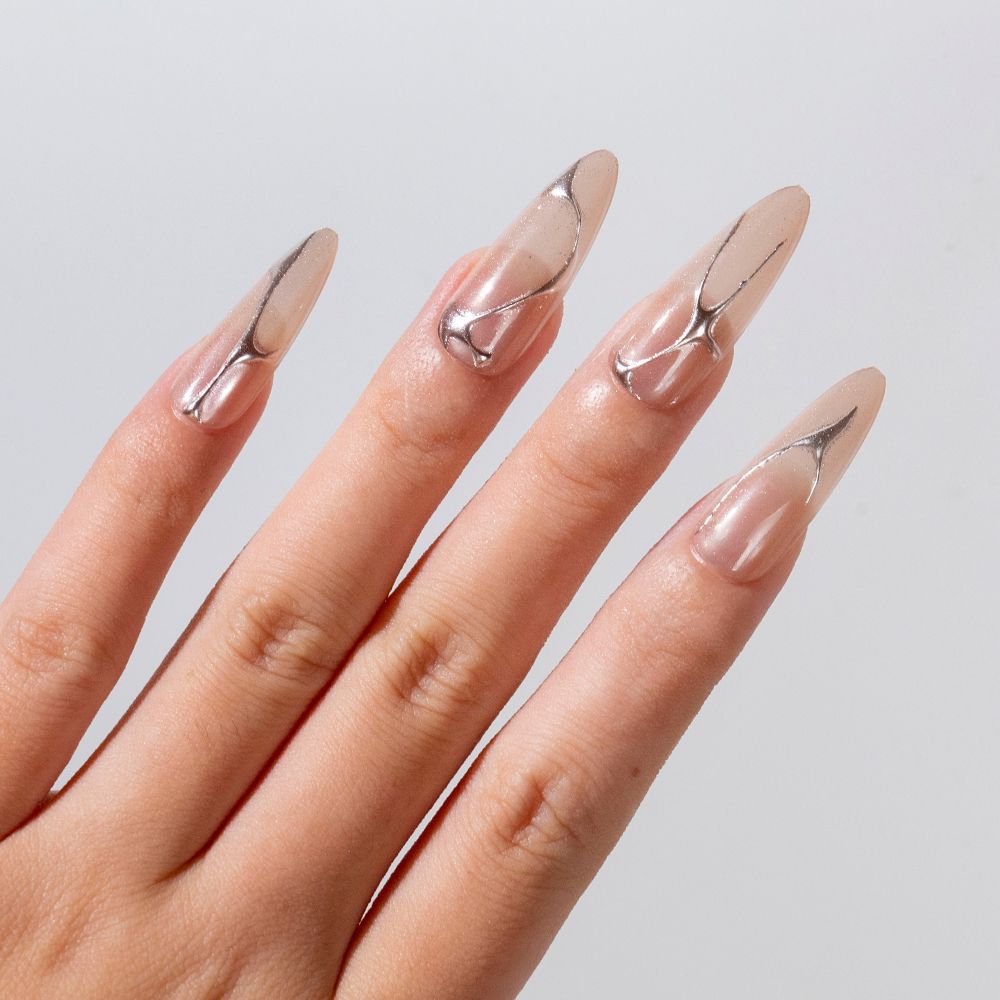 Elegant Abstract Art Press-On Nails Kalsten