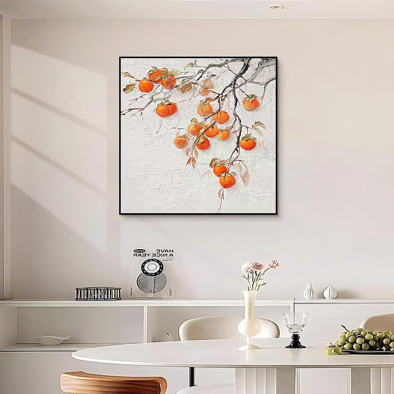 Abstract Fruit Branch Canvas Art