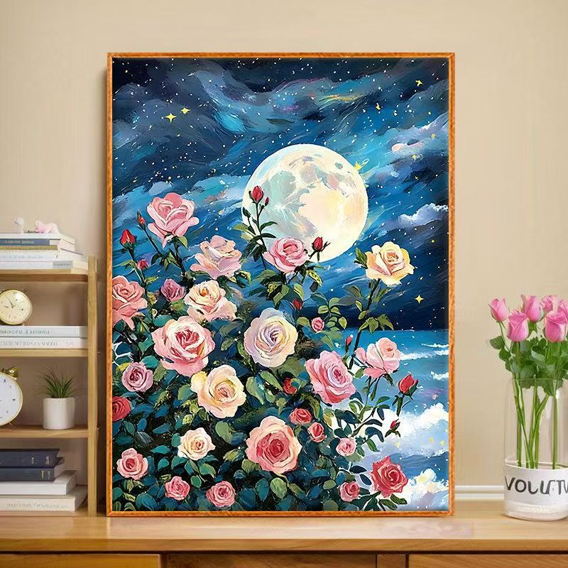 Floral Butterfly Canvas Art Print Kalsten