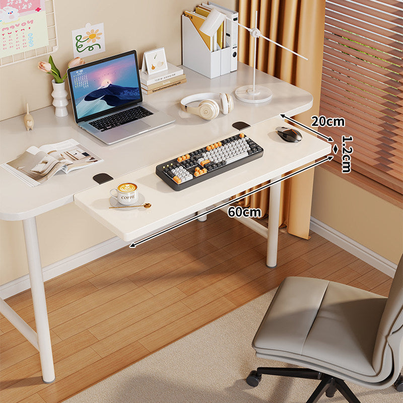 Long Under-Desk Pull-Out Sliding Keyboard and Work Surface Shelf