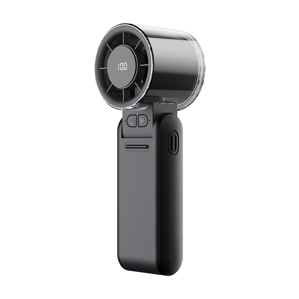 Women's Portable Mini Fan with USB Charging Function and LED Display Kalsten