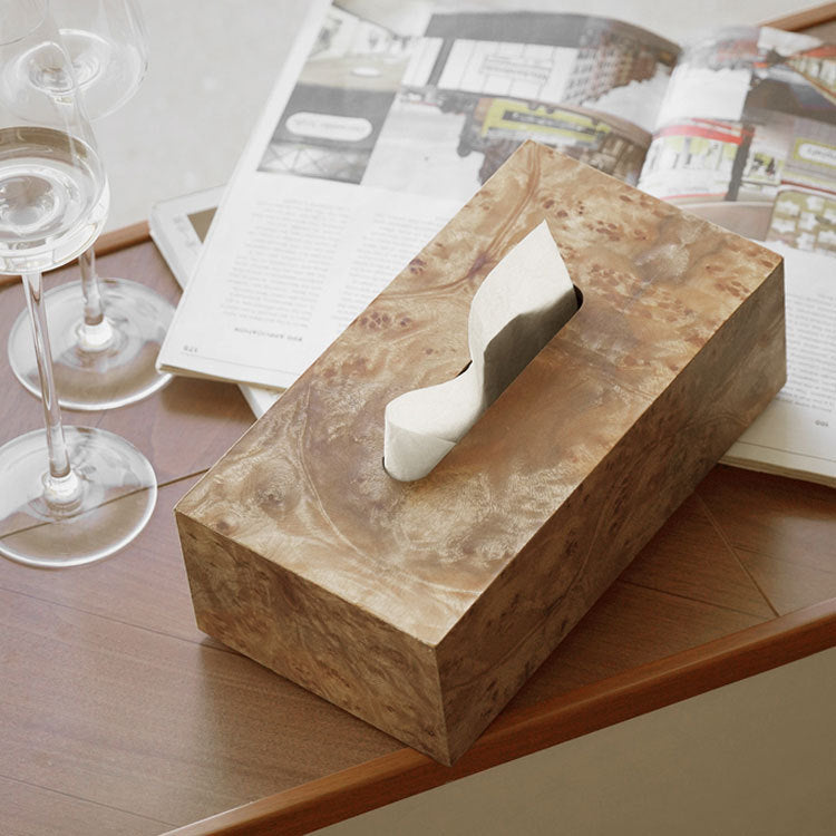 Decorative Wooden Tissue Box Holder