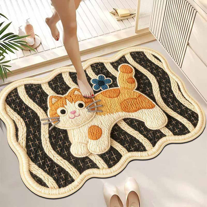 Plush Pet-Themed Area Rug