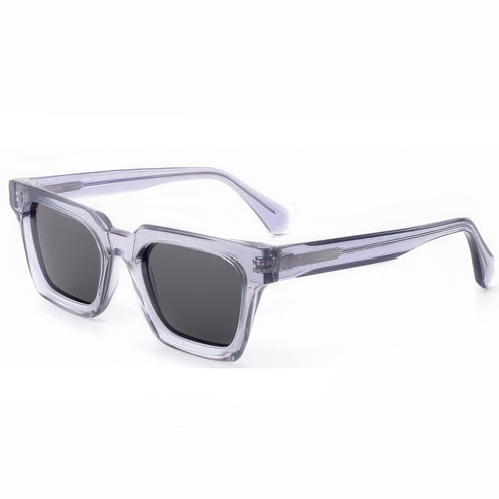 Women's stylish sunglasses in modern design with sturdy, transparent frame Kalsten