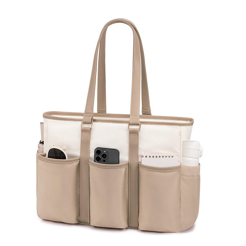 Spacious everyday tote bag with practical outer pockets Kalsten