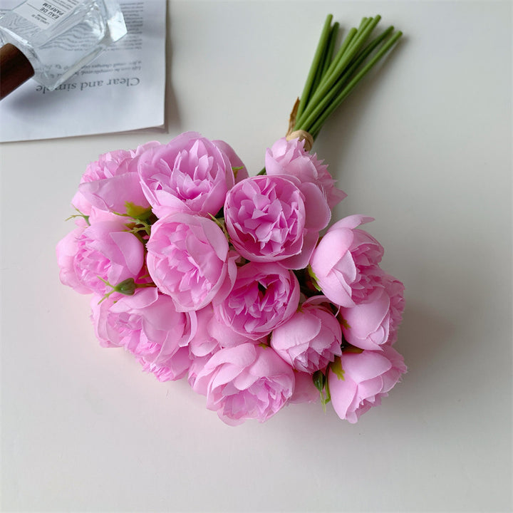 Silk Peony Bouquet