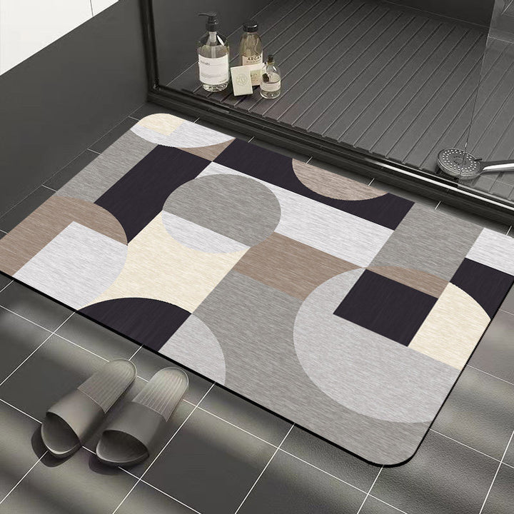 Abstract Geometric Design Area Rug