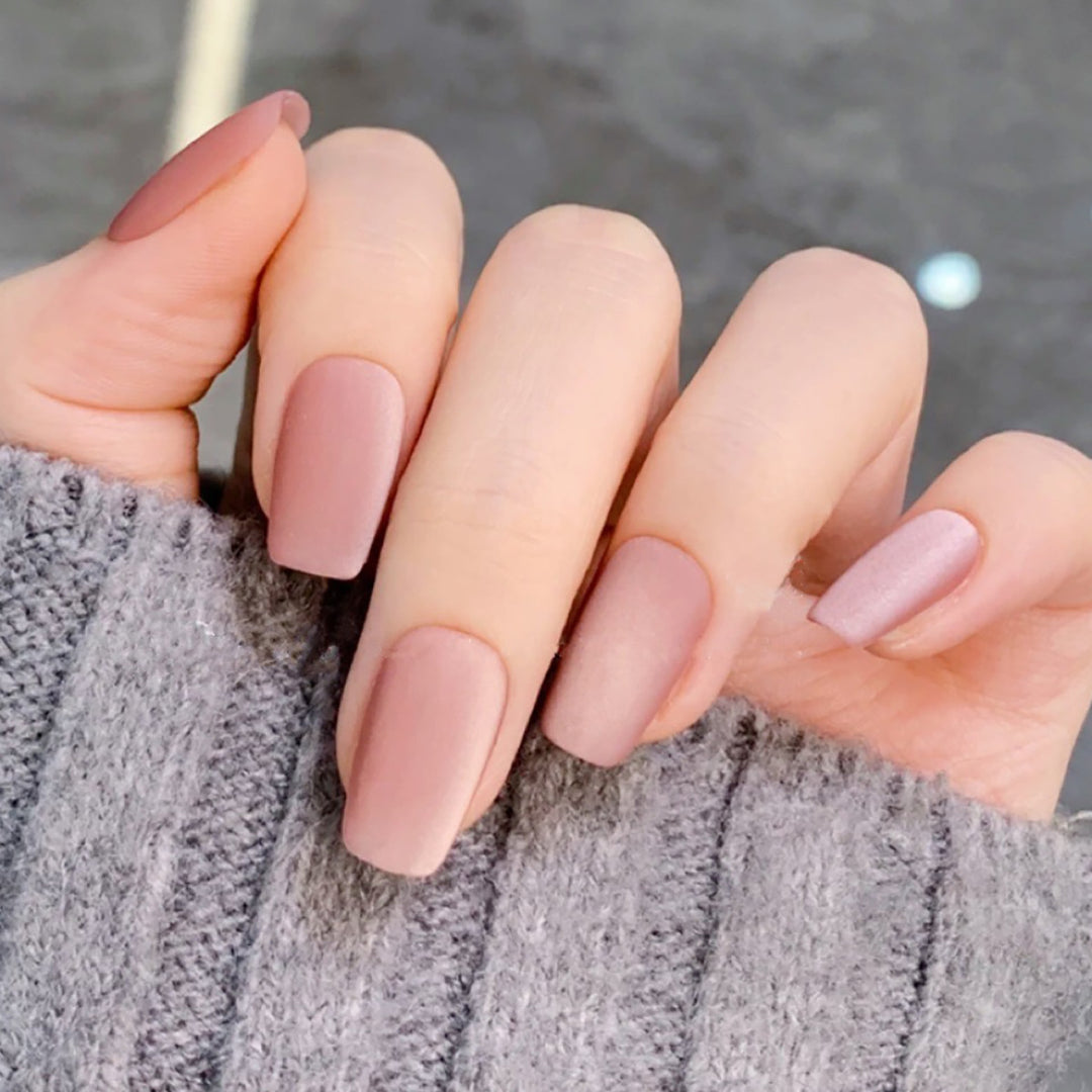 Matte Finish Press-On Nails Kalsten