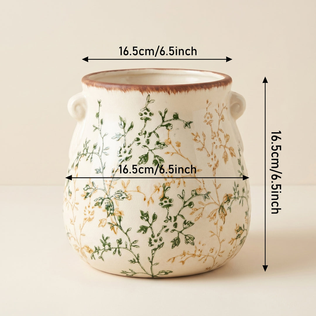 Handcrafted ceramic flower pot Kalsten