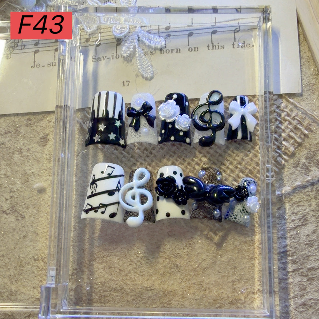 Decorative Press-On Nail Art Set 1790731572