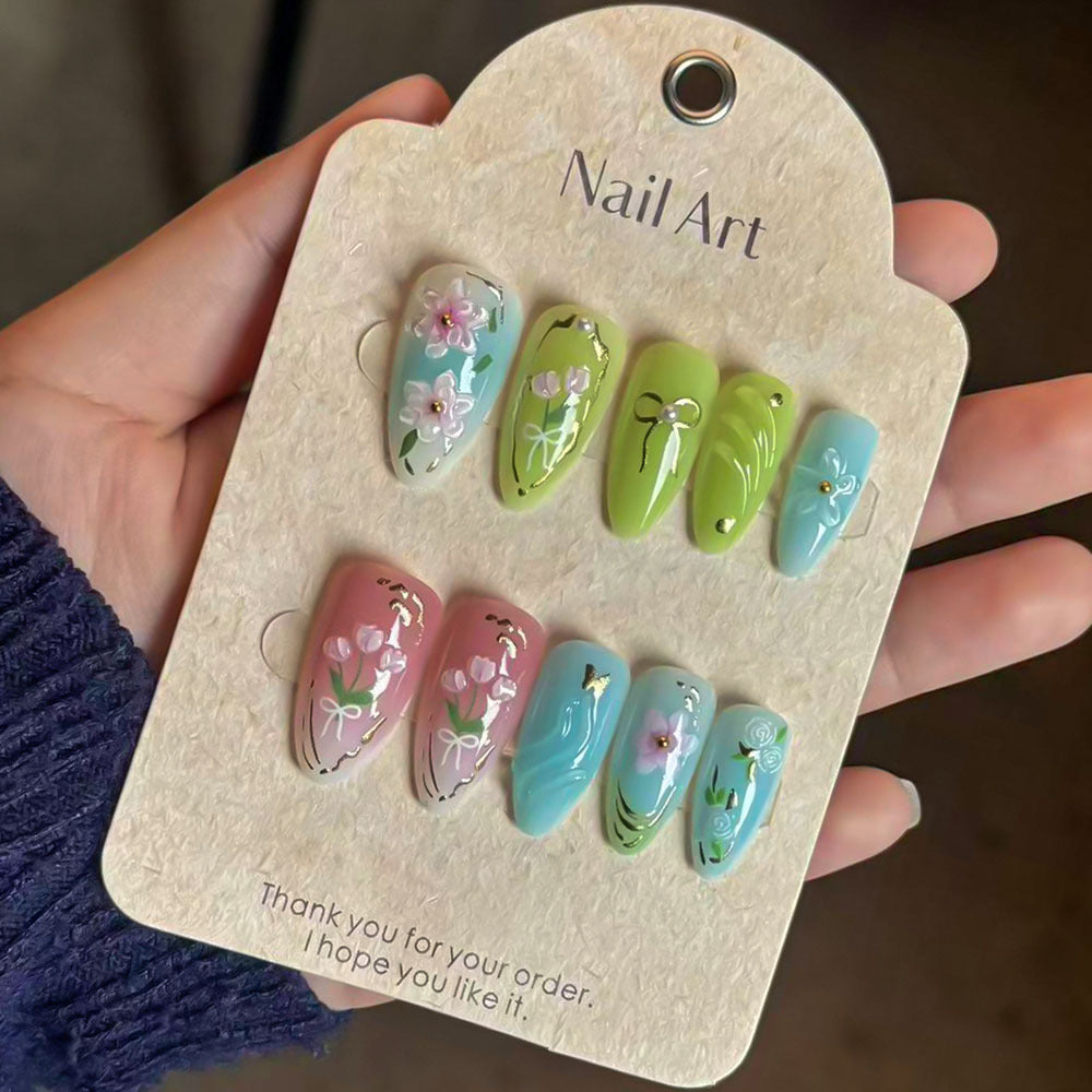 Artistic Floral Nail Design Kit Kalsten