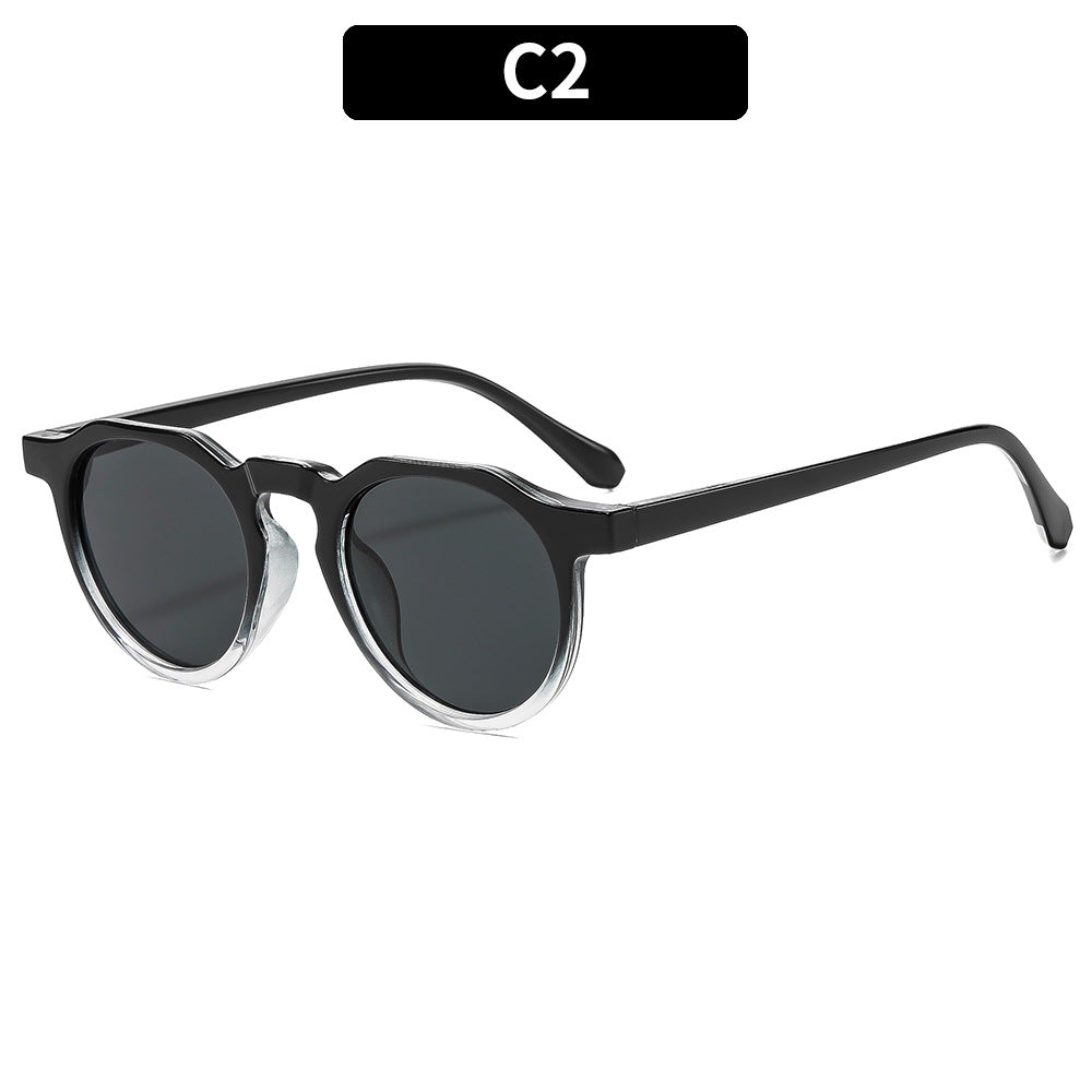 Fashionable Round Frame Sunglasses