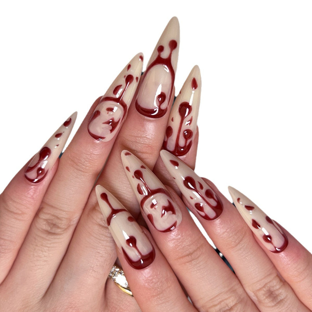 Artistic Halloween Themed Nail Art Kalsten