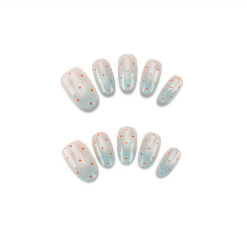 Decorative Press-On Nail Art with Ombre Design Kalsten