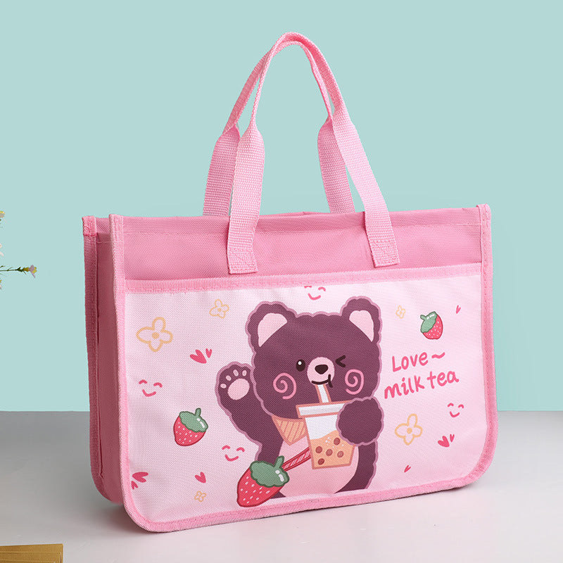 Kids Insulated Lunch Bag with Cute Cartoon Bear Kalsten