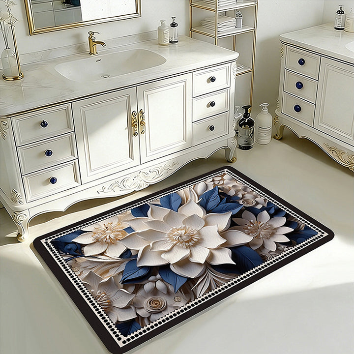 Geometric Patterned Bath Rug Kalsten