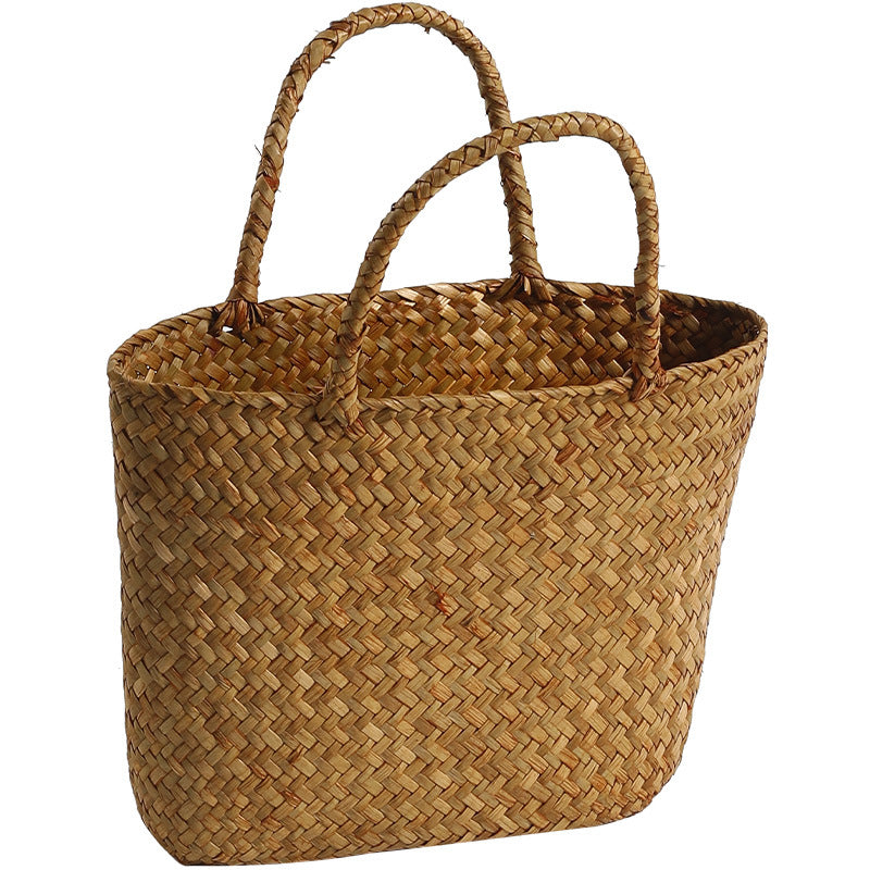 Handcrafted Woven Shopping Tote Kalsten
