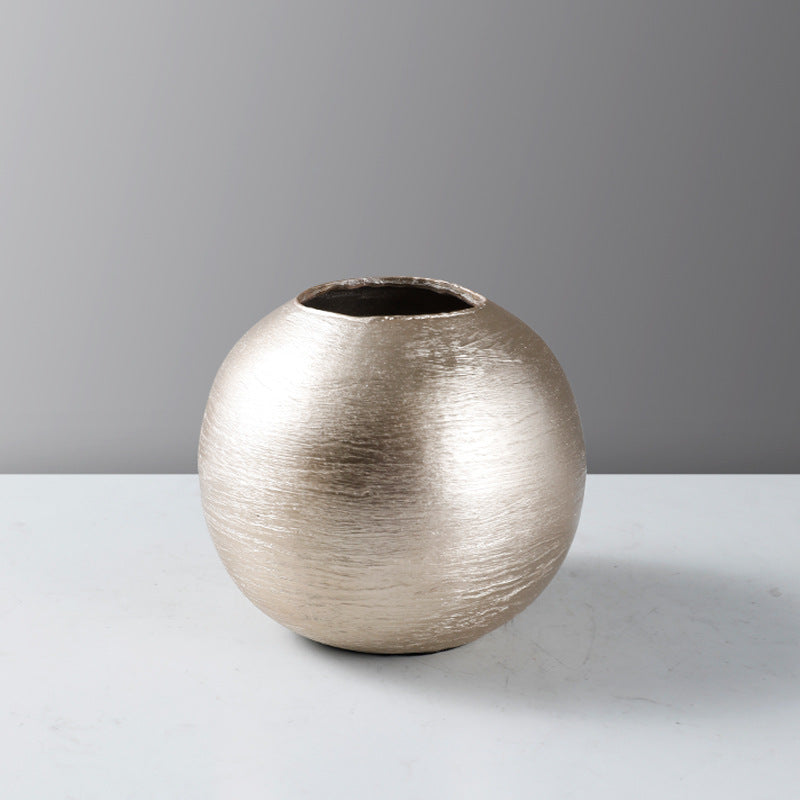 Contemporary Decorative Round Vase