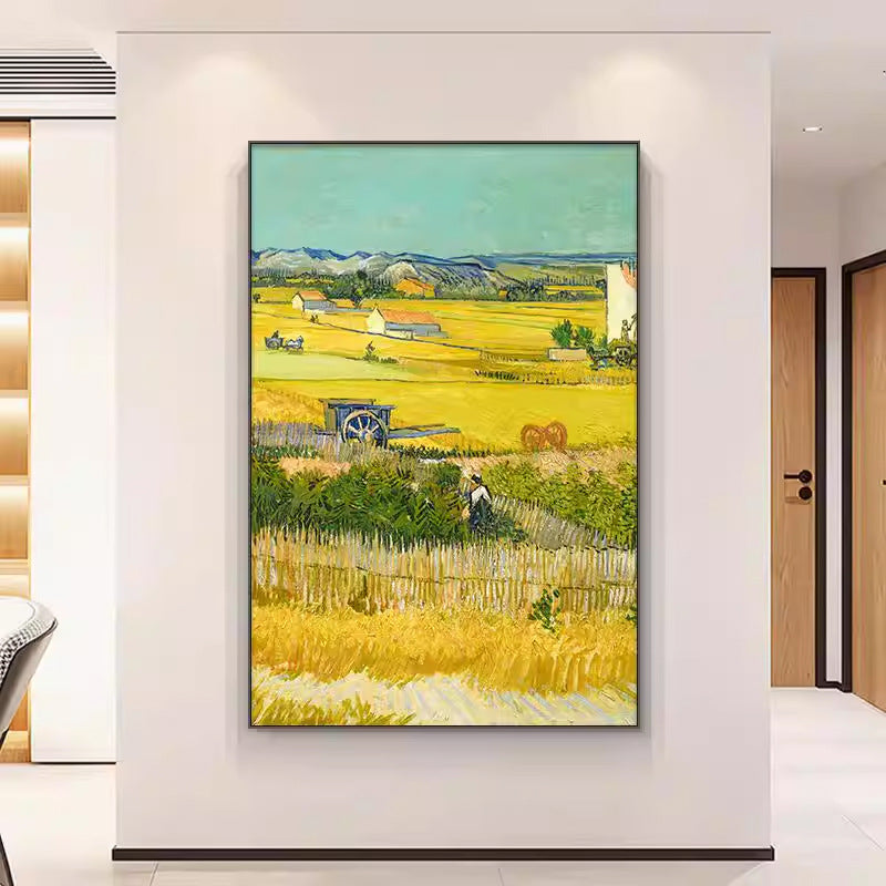 Textured Landscape Canvas Art Print