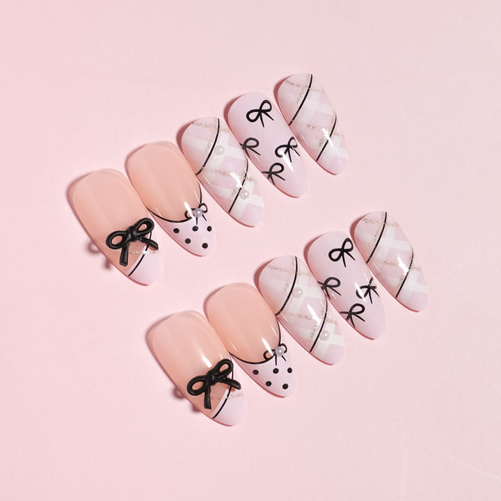 DIY Artistic Press-On Nail Set Kalsten