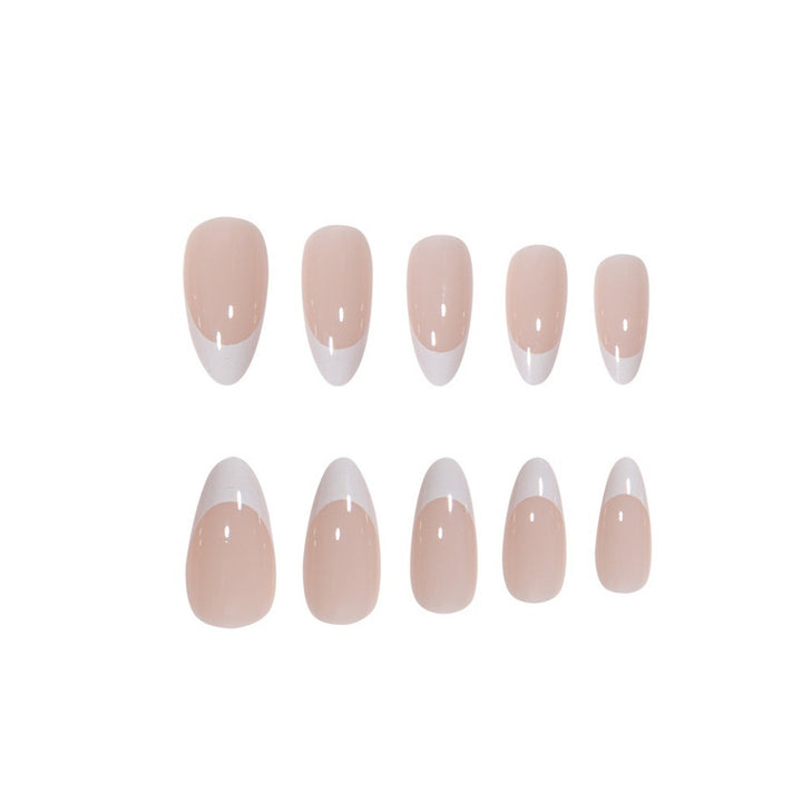 Elegant French Tip Press-On Nail Set Kalsten