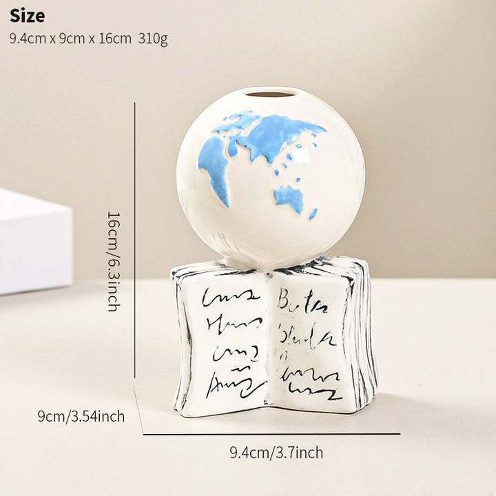 Elegant Ceramic Globe Bank Kalsten