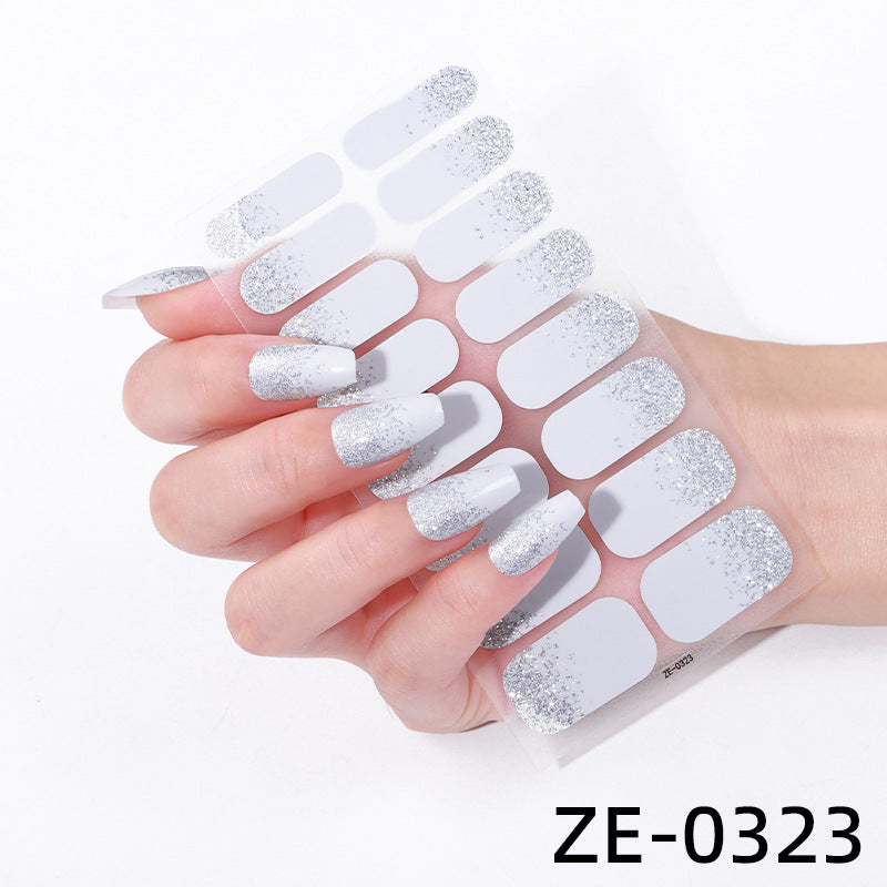 Premium Sparkling Glitter Nail Wraps