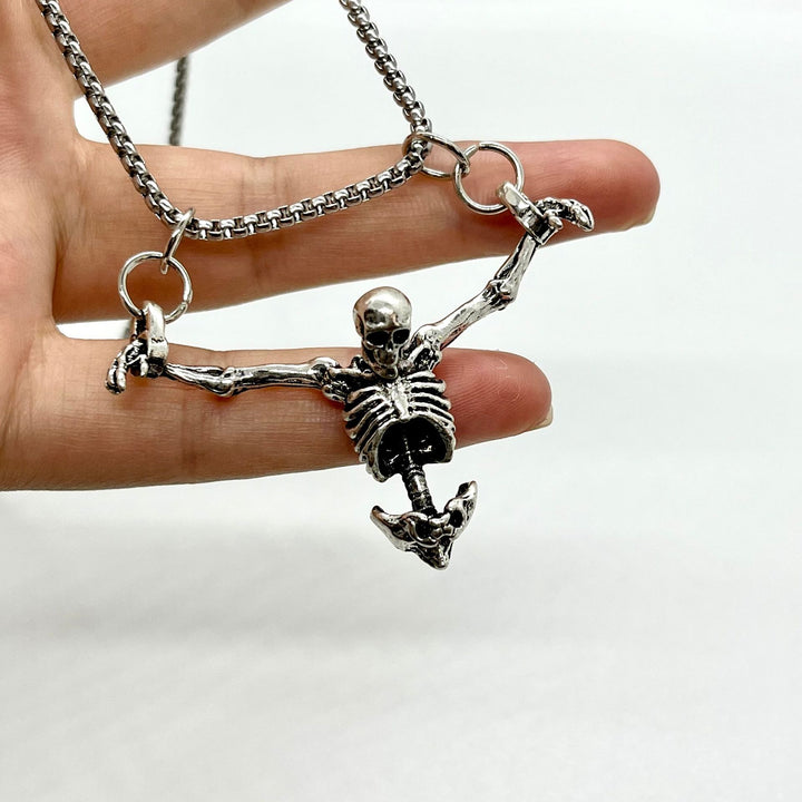 Skeleton Pendant Necklace Kalsten
