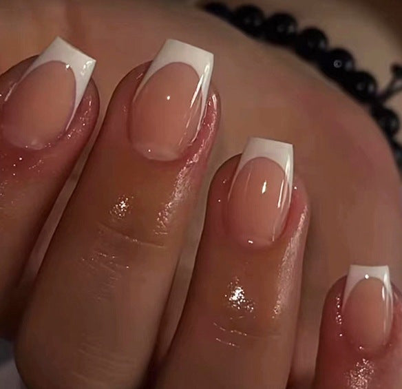 French Tip Acrylic Nail Extensions Kalsten