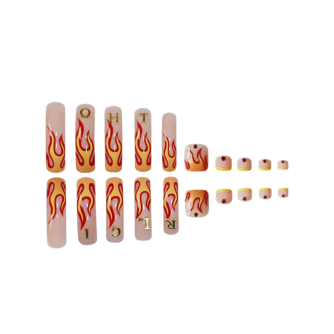 Artistic Flame Nail Art Set Kalsten