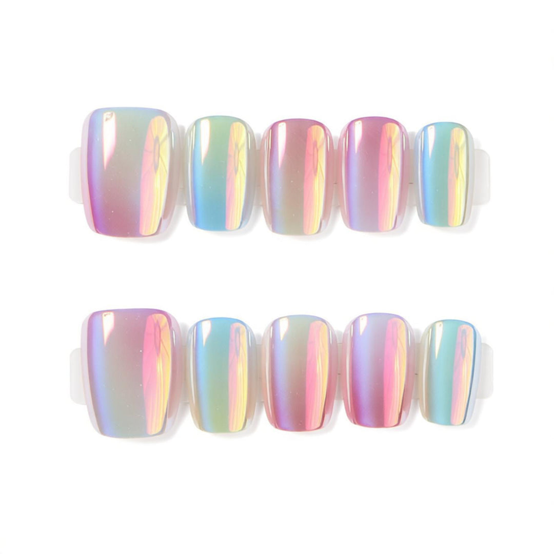 Premium Holographic Press-On Nail Set Kalsten