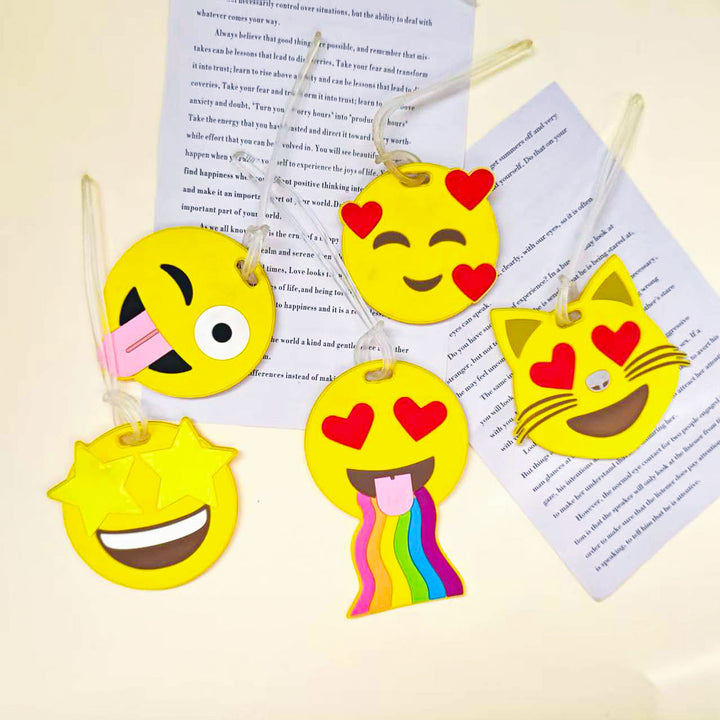 Unisex Luggage Tag in Emoji Design Kalsten